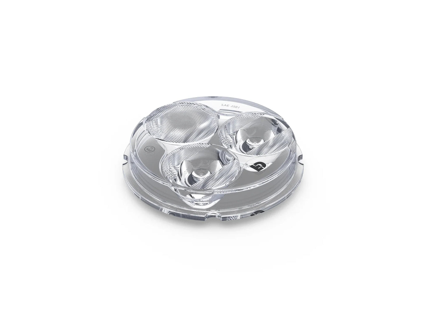 Pieza de repuesto: lente híbrida aprobada por D3 E-Mark y SAE / DOT, transparente