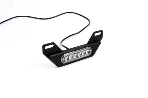 Porta placa en acero de Luz de freno B6 dual